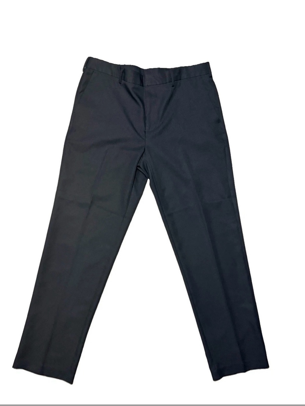 Van Heusen Black Men's Dress Pants - Straight Leg